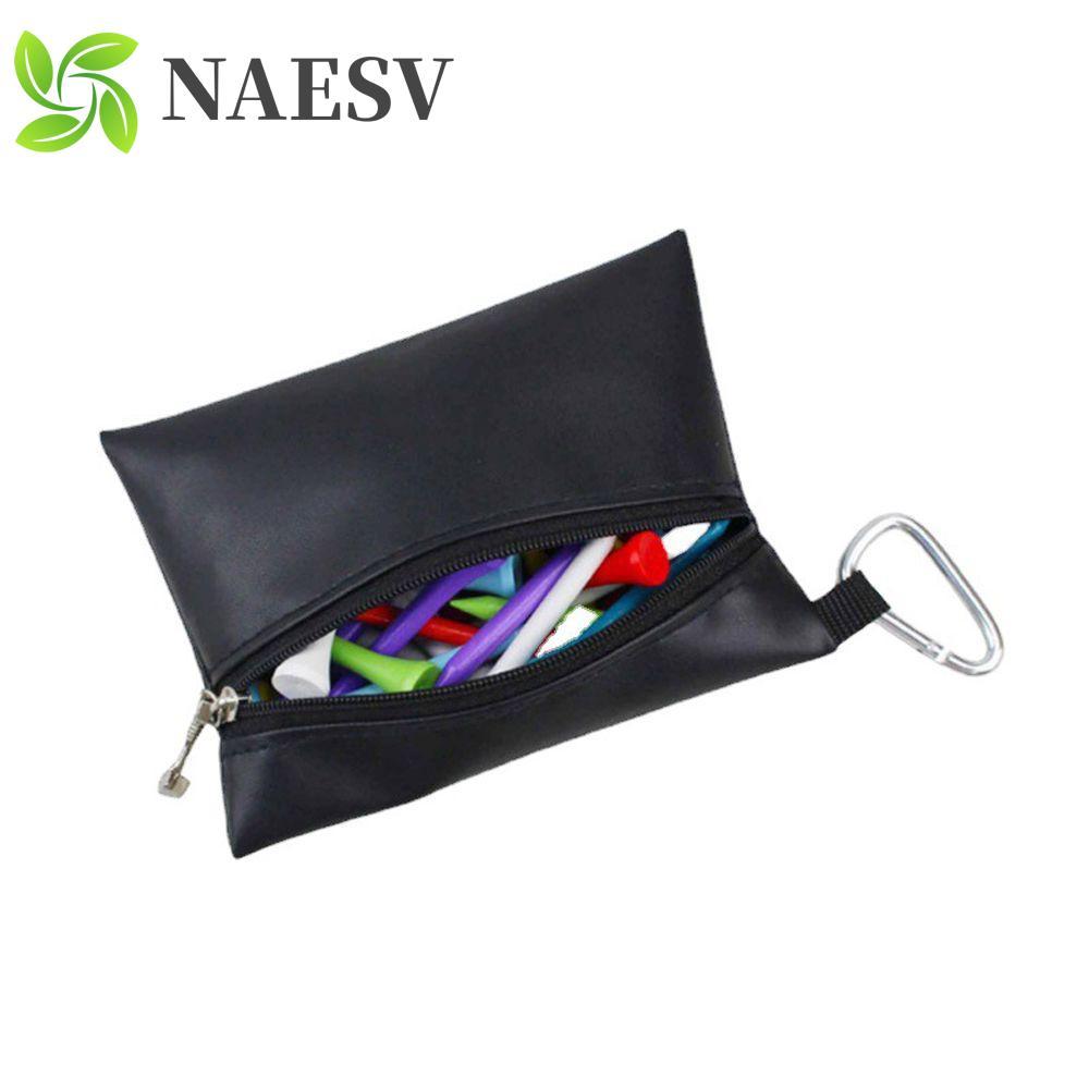NAESV Golf Tee Holder Bolsa Bolsas Esportivas Acessórios De Golfe Portáteis Mini Para Golfista De Couro