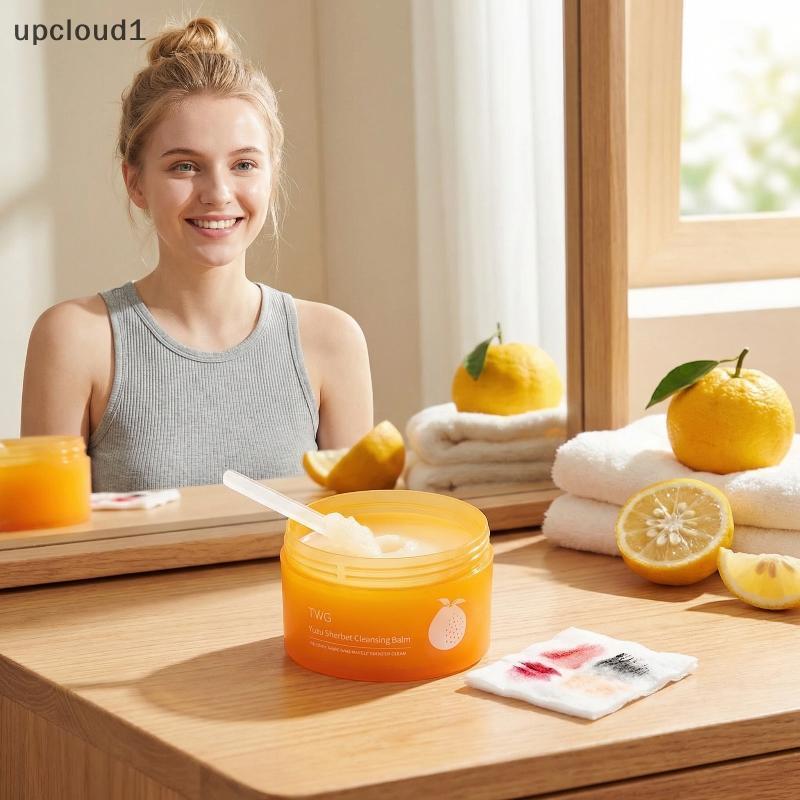 [upcloud1] Bálsamo De Limpeza De Maquiagem 100g Creme Removedor Facial Nutritivo Para Todos Os Tipos De Pele Adequado Bo
