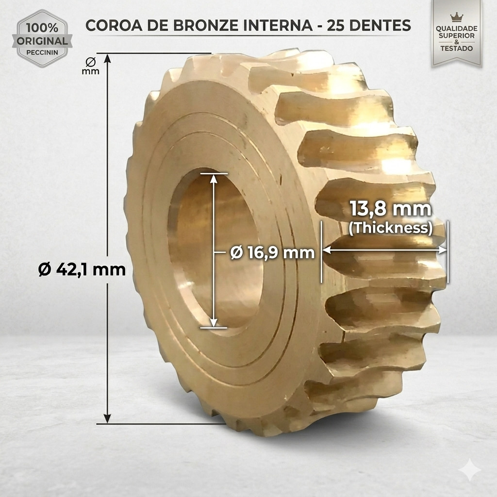 COROA DE BRONZE MOTOR BASCULANTE PECCININ