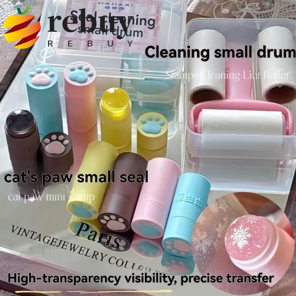 REBUY1 Carimbo De Unha De Gato , Transparente Macio E Fofo universal Colorido Para Arte Em Unhas