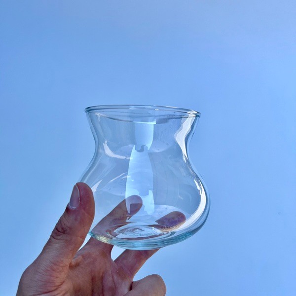 Kit 2 Vasos Tulipa De Vidro Pequeno para Decoração Castiçal