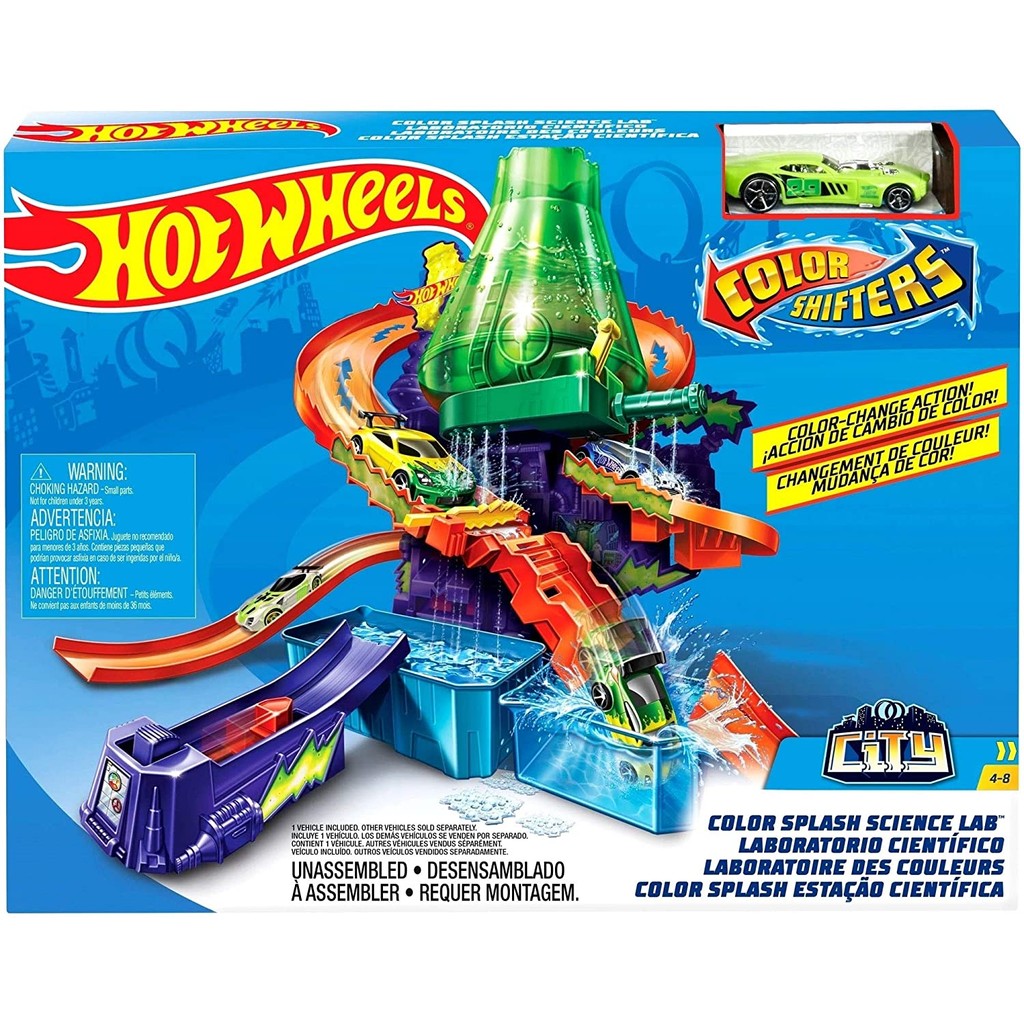 Hot Wheels Color Change - Com Estação Cientifica