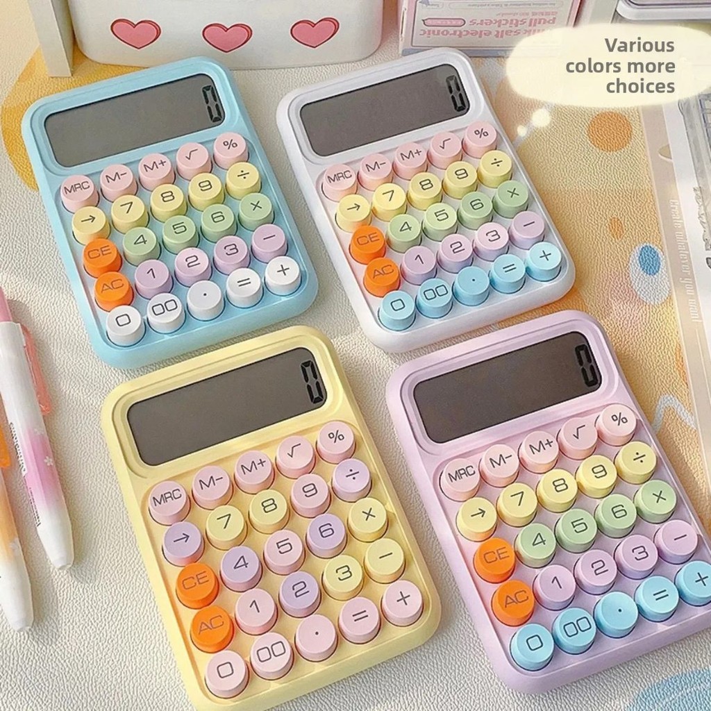 Calculadora de Mesa Decorativa 12 Dígitos Estilo Retrô Design Vintage de Máquina de Escrever