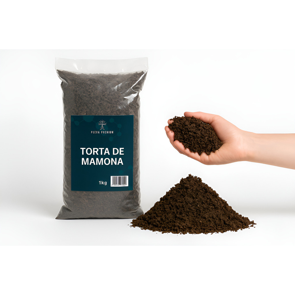 Torta De Mamona 1kg Adubo Orgânico Natural