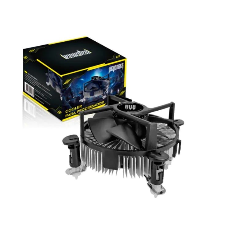 COOLER PARA PROCESSADOR AMD E INTEL SILENCIOSO UNIVERSAL REVENGER - G-VR317