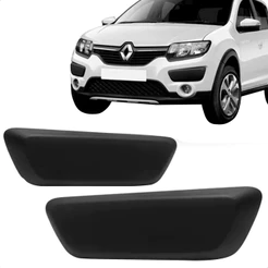 Par Moldura Parachoque Dianteiro Sandero Stepway 2014 2015 2016 2017 2018 2019