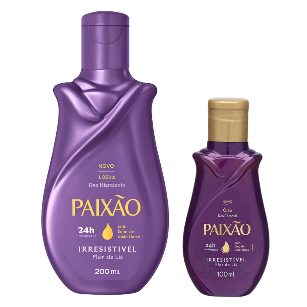 Kit Hidratante 200ml + Óleo Corporal Irresistivel 100ml