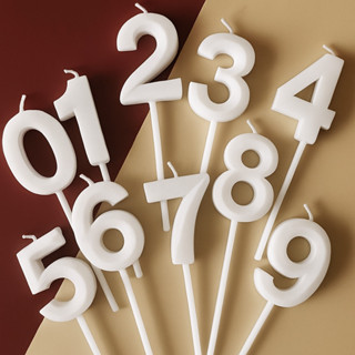Velas de Aniversario Numéricas Branca – MiniDesign- SilverPlastic em Oferta na Shopee
