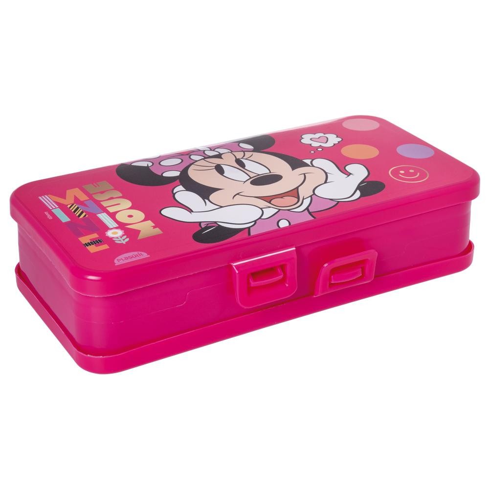 Organizador Duplo Minnie Rosa Multiuso Porta Treco Plasútil em Oferta na Shopee