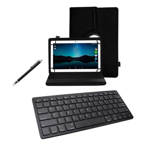 Capa Case + Teclado Bluetooth P/ Tablet Tectoy Pense Bem