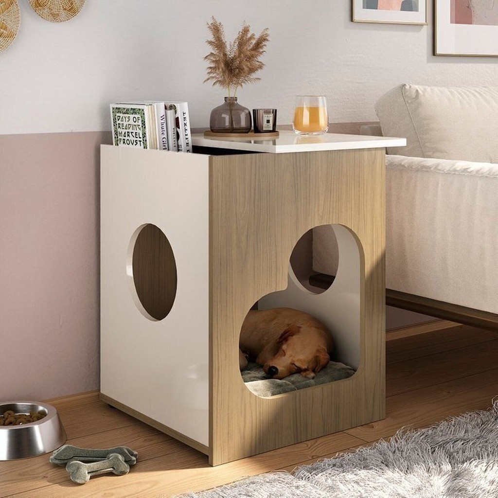 Kit de 2 Mesas de Cabeceira para Pet em Oferta na Shopee