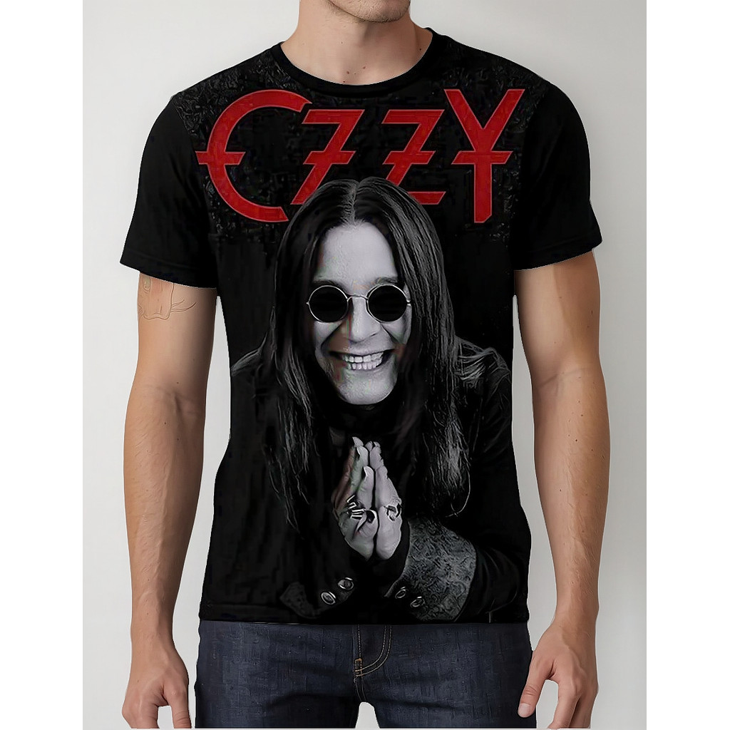 Camiseta Ozzy Osbourne Rock Heavy Metal Príncipe Das Trevas