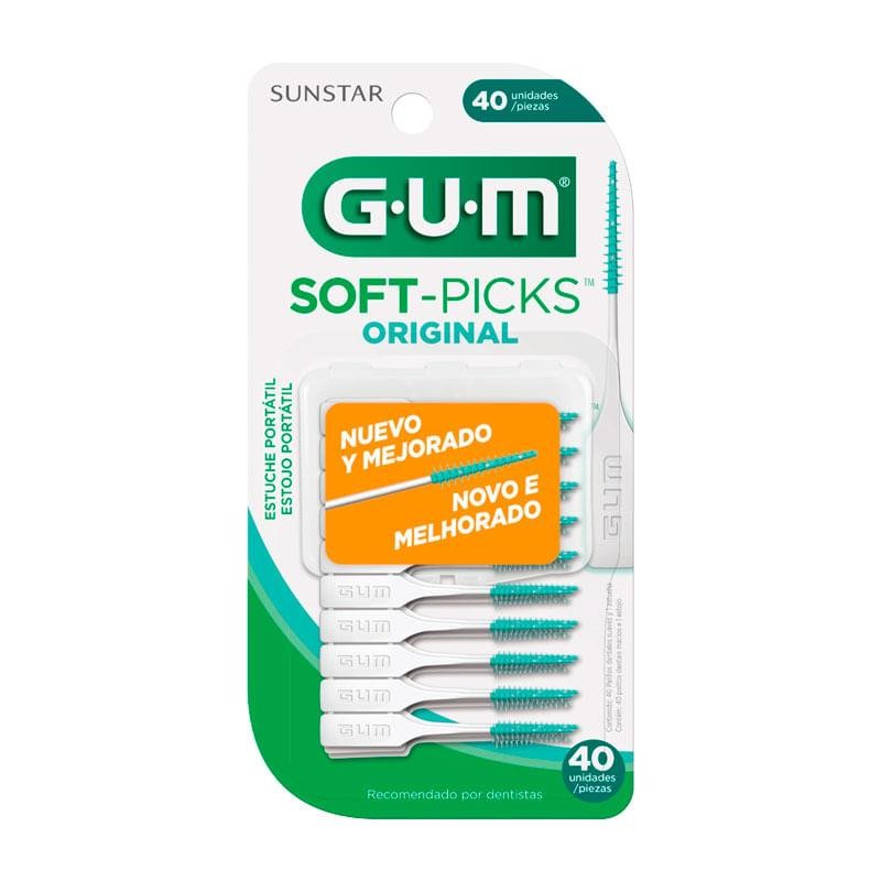 Palito Interdental G.U.M. Soft Picks Original 40 Unidades em Oferta na Shopee