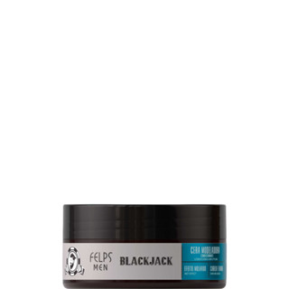 Cera Modeladora Efeito Molhado Black Jack Felps Men - 120g em Oferta na Shopee