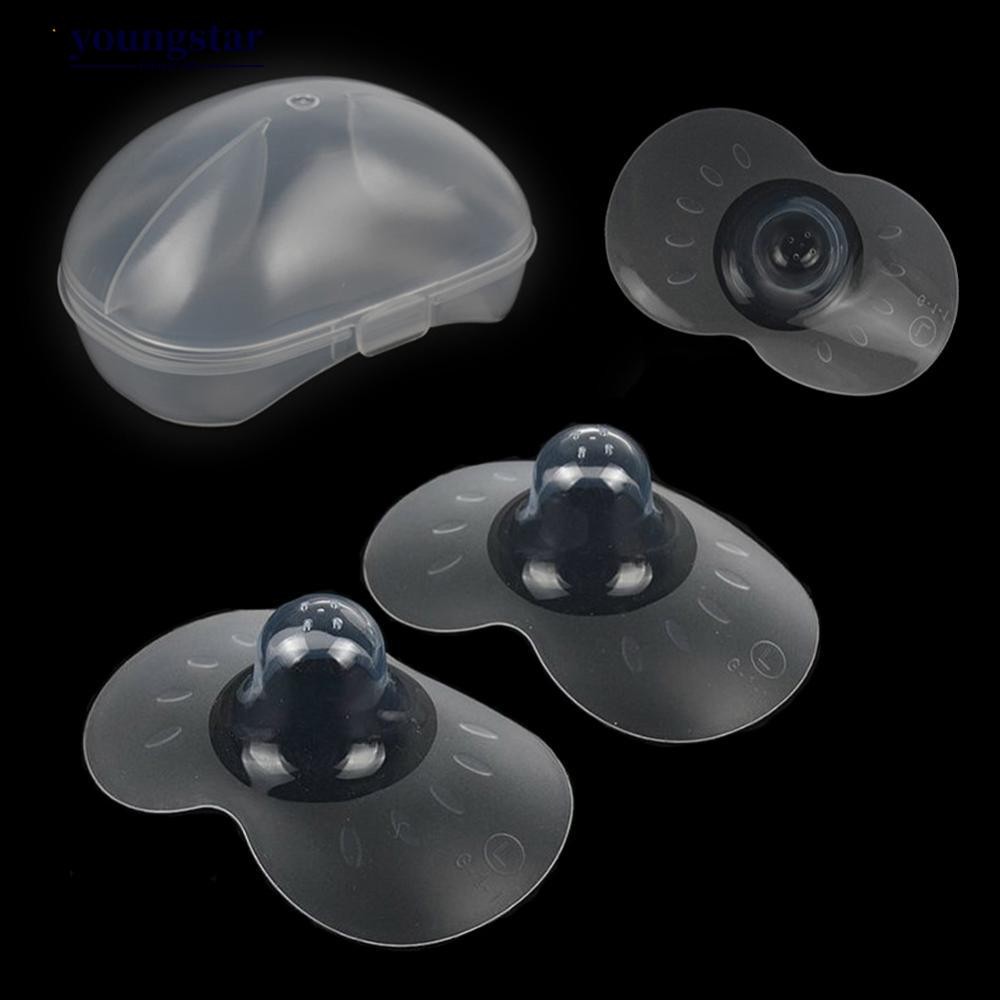 YOUNGSTAR 2 Pçs Silicone Amamentação Protetores De Mamilo Alimentação Mãe Escudos Capa De Proteção Macio Leite Enfermage