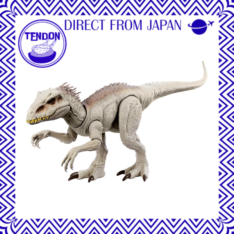 【DIRETO DO JAPÃO】Mattel Jurassic World Super Action! Light-Up Indominus Rex [Length: Approx. 60 cm] [Ages 4+] HNT63