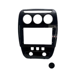 Moldura 9" Citroen C3 13/16, C3 Picasso 11/16, Aircross 11/15 (Ar digi e analó) - Black Piano - 6181