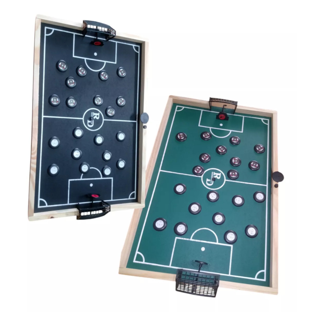 Campo Mesa + Jogo Futebol Botão Tabuleiro R&d Quadros 40x60 Diversão