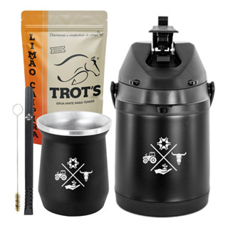 Kit Tereré Garrafa Térmica 2.5l Copo Bomba Made In Roça em Oferta na Shopee