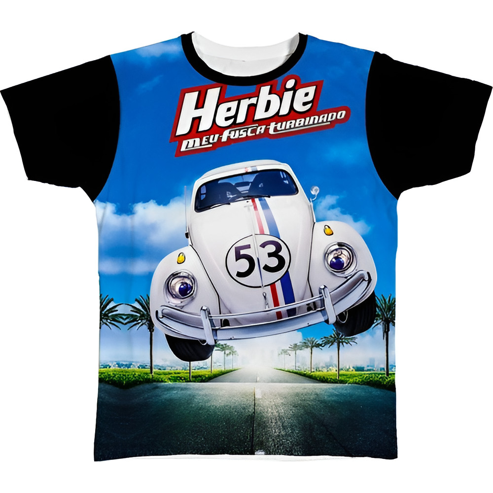 Camiseta Camisa Filme Carro Herbie Luxo Fusca 53 Turbinado 1
