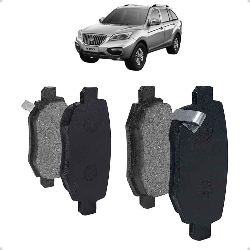 Kit 4 Pastilhas De Freio Traseira Lifan X60 1.8 2013/2019 em Oferta na Shopee