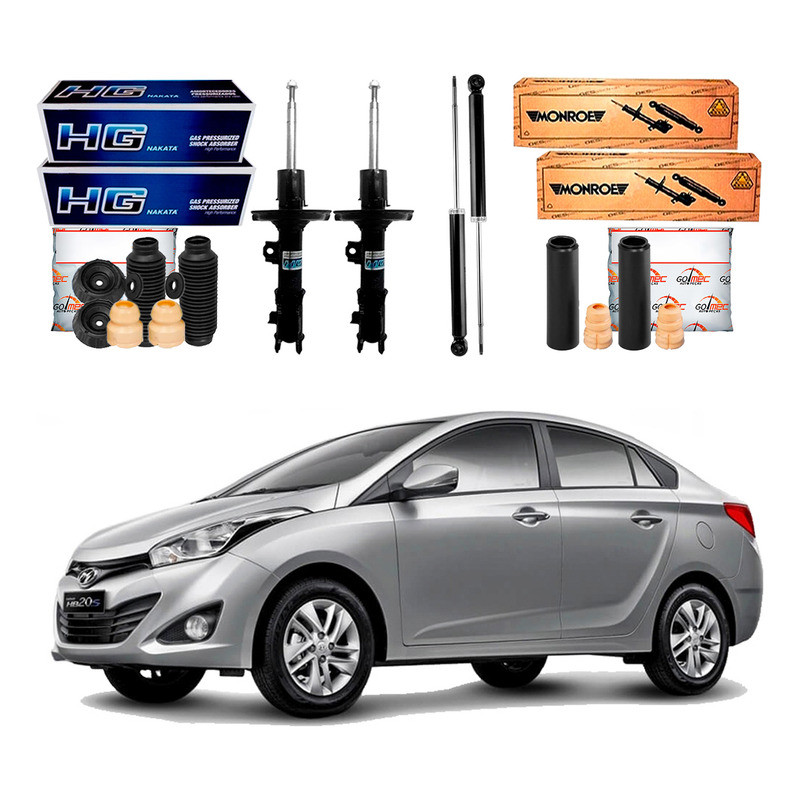 Kit Amortecedor Dianteiro Traseiro Hb20s 1.0 1.6 2012 A 2015 em Oferta na Shopee