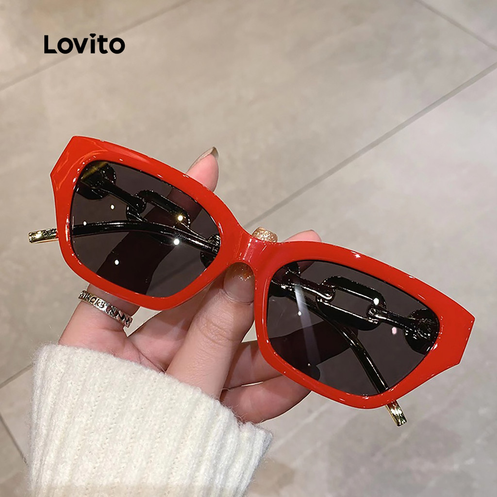 Lovito Estilo de Design Óculos de sol LCS20A494 em Oferta na Shopee
