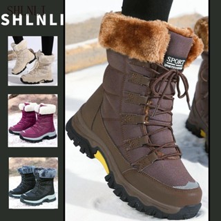 Botas Femininas De Inverno Com Sola Média Quente , Grossas E Elegantes Para Caminhada Na Neve Lã Adicional em Oferta na Shopee