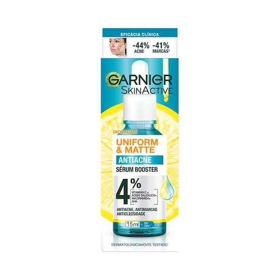 Sérum Booster Facial Uniform & Matte Antiacne 15ml Garnier