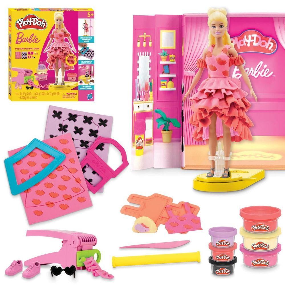 Massa de Modelar Play-Doh Barbie Estúdio de Moda - Hasbro em Oferta na Shopee