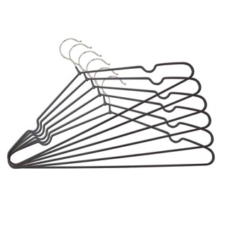 Kit Cabide Soft Touch Preto em Oferta na Shopee