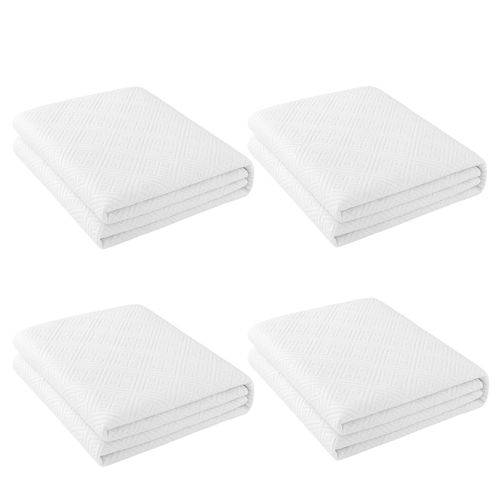 Kit 4 Protetor De Colchão alta qualidade toque suave confortavel Queen Luxury Impermeável macio