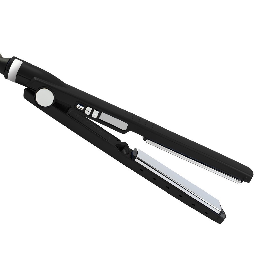 prancha de cabelo com controle de temperatura e cabo giratorio bivolt em Oferta na Shopee