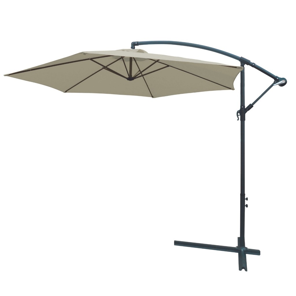 Ombrelone Suspenso 3,0 Metros Alumínio Branco Proteção Solar Ideal Para Jardim e Piscina em Oferta na Shopee