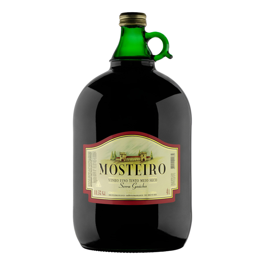 VINHO TINTO DEMI MOSTEIRO 4L