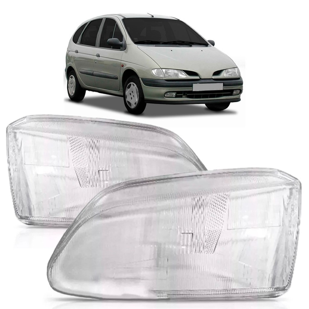 LENTE FAROL MEGANE SCENIC 1996 1997 1998 1999 em Oferta na Shopee