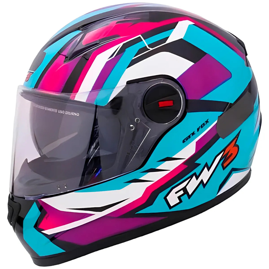 CAPACETE FW3 GTX SV FOX AZUL TAMANHO 56 em Oferta na Shopee