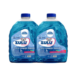 Kit 2und Lava Roupas Líquido 3L Zulu Perfumes Coala