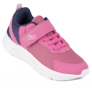 Tênis Infantil Klin Menina Casual Esportivo  com Velcro e  Elástico Super Confortável  - Rosa em Oferta na Shopee