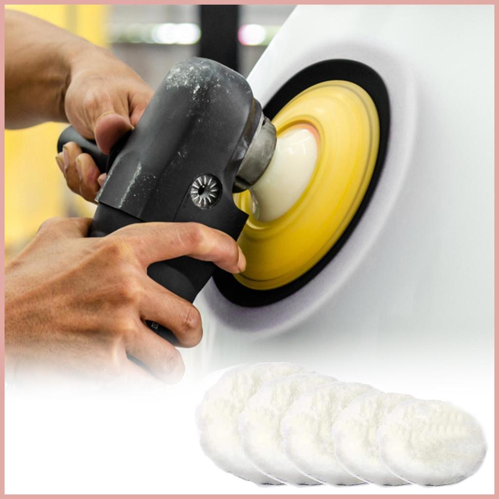 Almofadas De Polimento De Vidro Almofada Feltro Lã Broca Kit Para De Espuma De Carro Krenabr