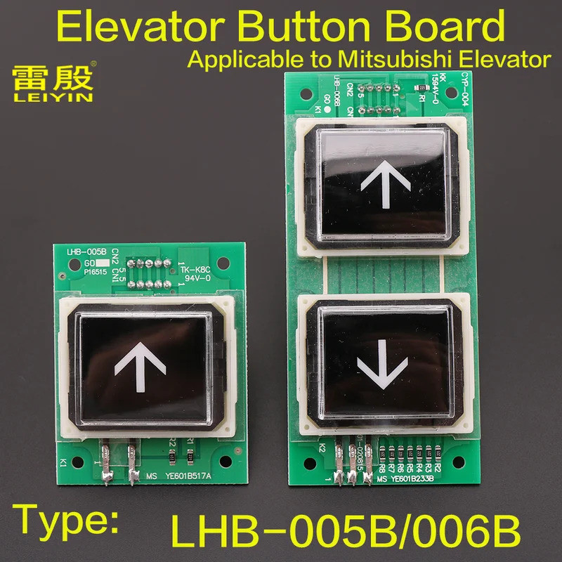 1 Peça Aplicável A Mitsubishi Elevador Outbound Placa De Botão De Chamada Teclas De Direção LHB-005B 006B YE601B517 HA Y