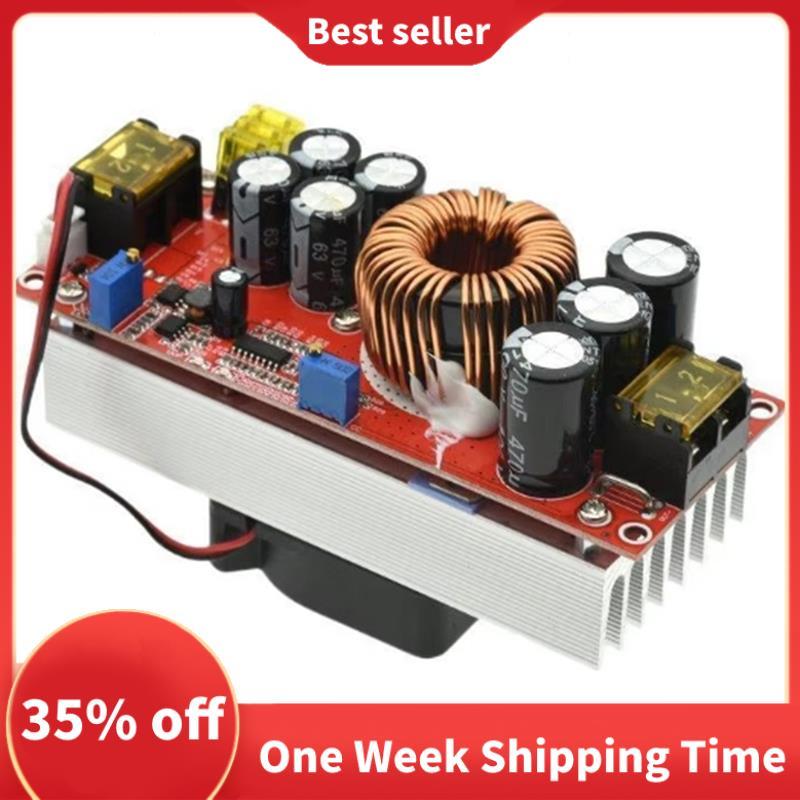 Tensão Ajustável 10-60V A 12-90V DC-Boost Converter 1800W 40A Step-Up Carregador De Módulo De Fonte De Alimentação