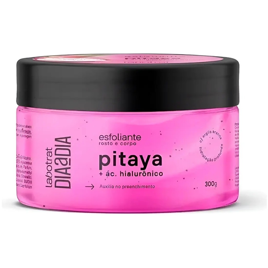 Esfoliante Pitaya Corpo Facial Acido Hialuronico Hidratação Reparação Antienvelhecimento