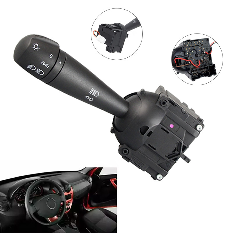 Chave alavanca de Seta Renault Logan Sandero Duster Oroch sem Milha Sem quilometragem 2014 2015 2016 2017 2018
