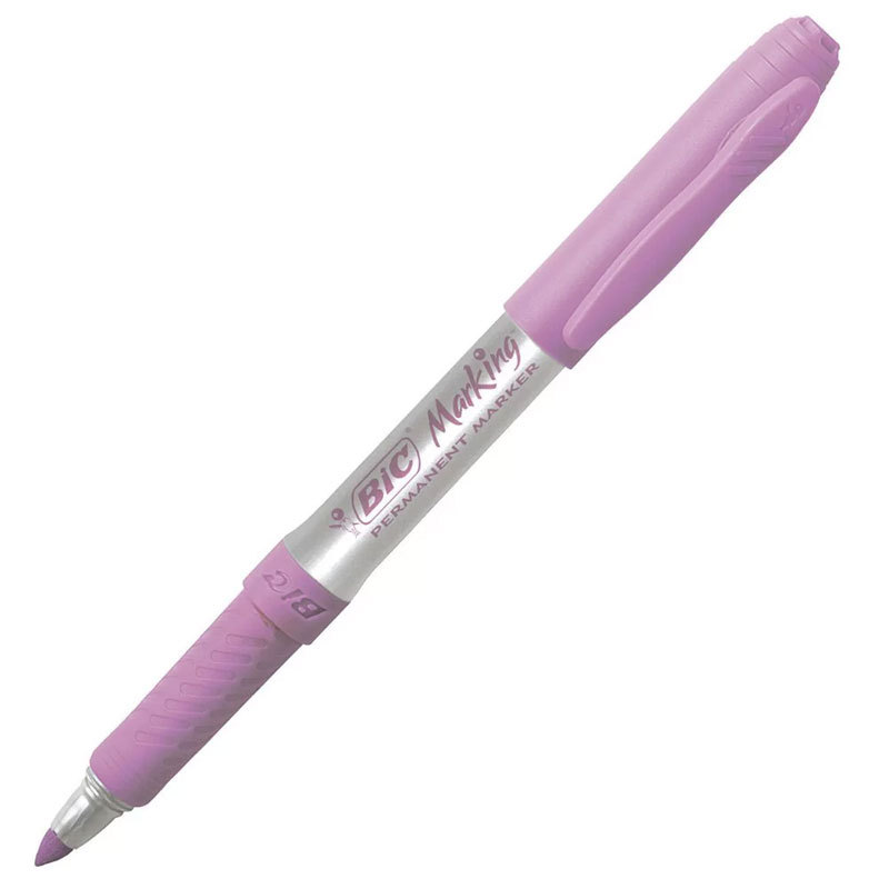 Pincel marcador permanente Marking Rosa Pastel 971145 Bic