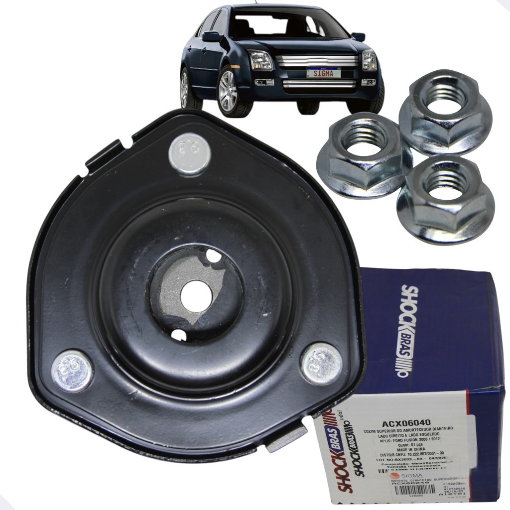 Coxim Batente Amortecedor Dianteiro Fusion 2006 A 2012 Shock