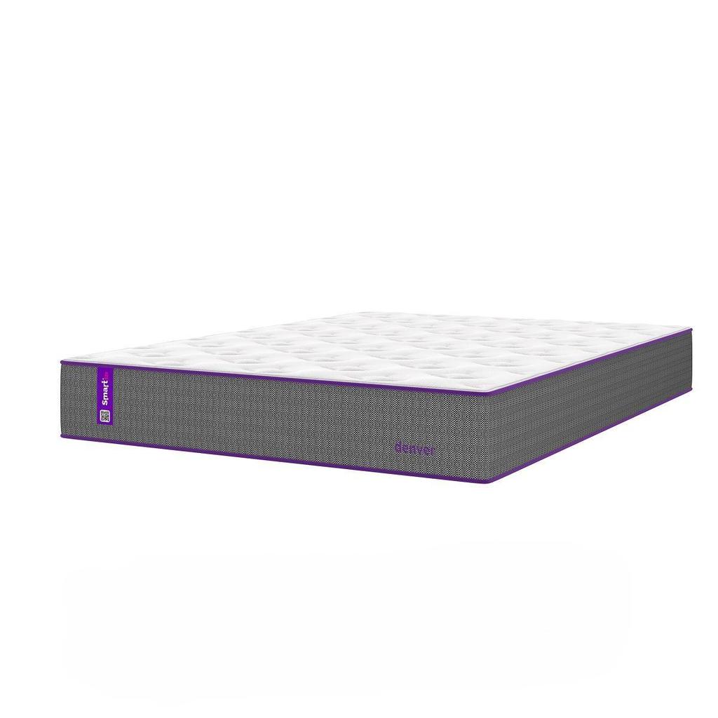 Colchão Casal 138x188 Molas Ensacadas Smartz Espuma AG D80 Suporta 110kg/Pessoa