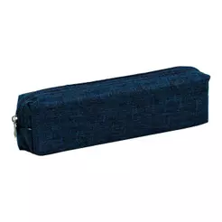 Estojo Escolar Kit Jeans Cores Solidas