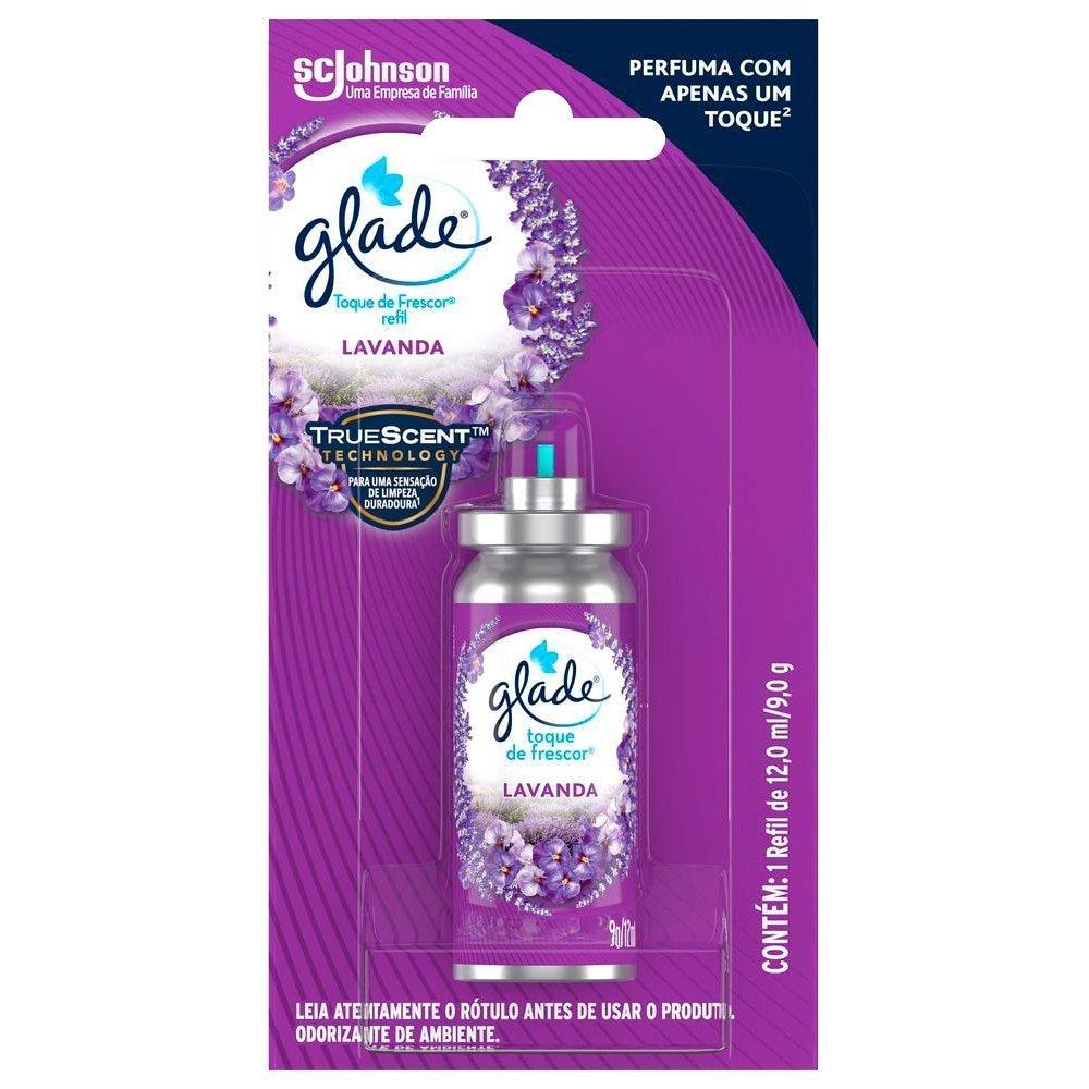 Desodorizador de Ar Glade Toque de Frescor Lavanda Refil 12ml