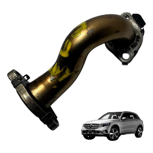 Tubo Válvula Egr Mercedes Glc 220d 2018/2022 A65414201 Prateado